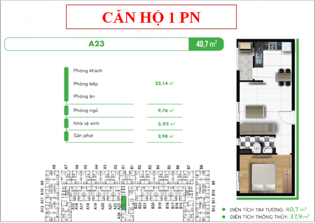 Căn hộ Golf View Palace Tân Sơn, Tân Bình, giá 850 triệu/căn 8939890