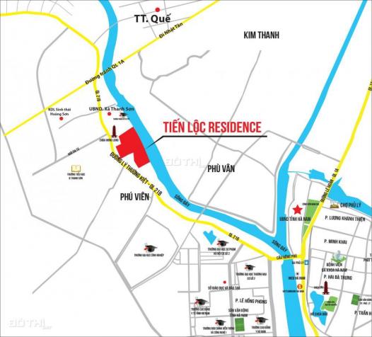 Bán đất tại dự án Tiến Lộc Residential, Phủ Lý, Hà Nam diện tích 90m2 giá 4 triệu/m² 8873664