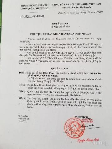 Bán nhà hẻm Nhiêu Tứ, quận Phú Nhuận 8882804