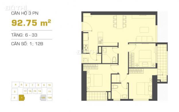 Bán căn 92m2 The Tresor Quận 4, căn góc 2 view sông giá 5.2 tỷ. LH 0938.330.625 8918498