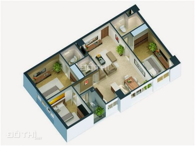 Cần bán căn hộ chung cư – KĐT Tân Tây Đô (CT2B) – 79,3m2 – Full nội thất 8923951