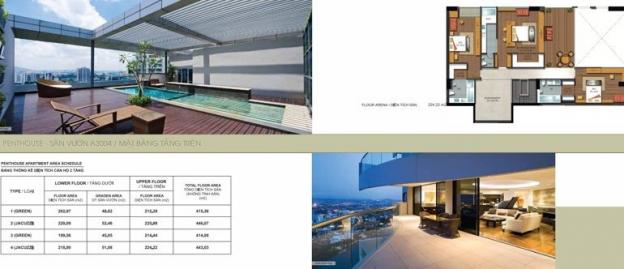 Bán gấp căn penthouse Thảo Điền Pearl, tháp A, diện tích 443m2, 2 tầng, gồm 4 phòng ngủ 8972027