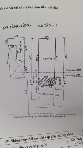 Nhà xưởng cấp 4 có lửng 10x24m hẻm 102 Bình Long, giá 39 triệu/m2 9036386