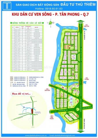 Cần tiền bán gấp đất nền nhà phố dự án Sadeco Ven Sông Tân Phong giá rẻ 8939588