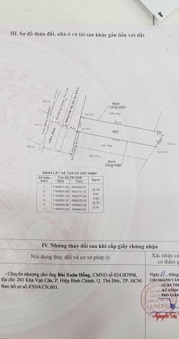 Bán lô đất đường Dương Văn Cam, P Linh Tây, Thủ Đức. DT 6x32m = 192 m2 thổ cư 100% 9054826