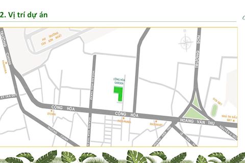 Green Real mở bán Cộng Hòa Garden, mặt tiền Cộng Hòa, giá 30tr/m2 9099976