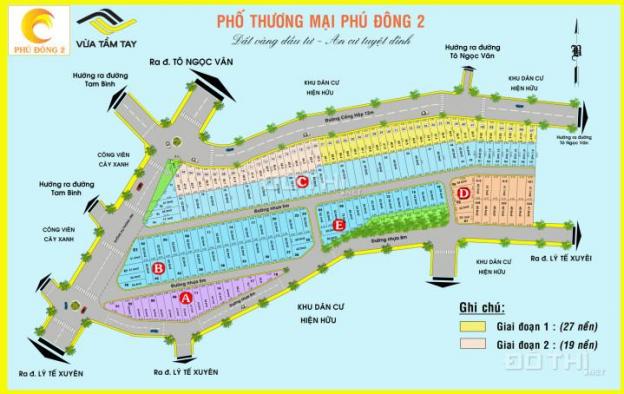 Phố thương mại Phú Đông 2 phù hợp an cư giá đầu tư, đất ngay chợ Tam Hà đường Tam Bình, Thủ Đức 9096336