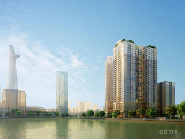 Bán căn hộ 2 PN The Tresor, giá 4.6 tỷ (đầy đủ nội thất), 75m2, view hồ bơi Saigon Royal 9099776