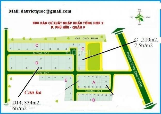 Đất nền dự án Xuất Nhập Khẩu, Quận 9. Bán gấp nền B, nền A, giá 69 tr/m2 9157854