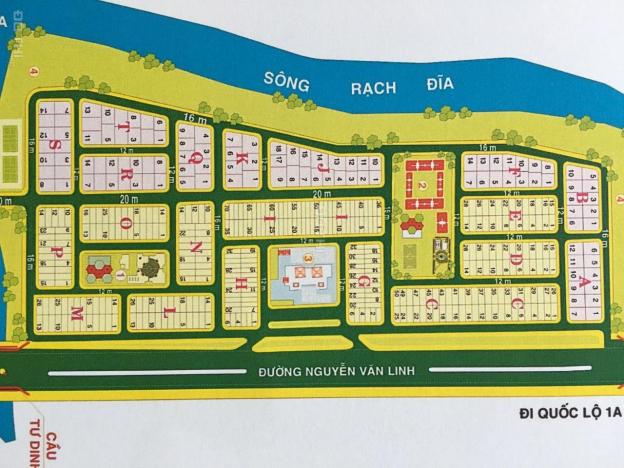 Bán đất DT 14x16m khu dân cư Ven Sông phường Tân Phong, Q7. Giá 65 tr/m2 9190806