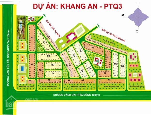 Kẹt tiền vì tài chính kinh doanh nên bán gấp 2 lô đất nền dự án Khang An, DT 132m2, 168m2 9632637
