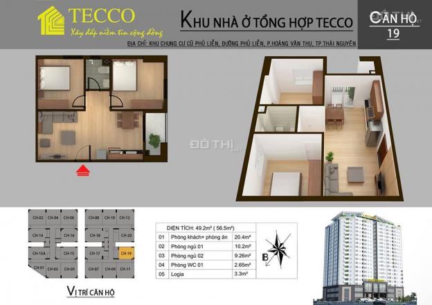 Cần bán lại căn hộ chung cư Tecco Thái Nguyên 9194363