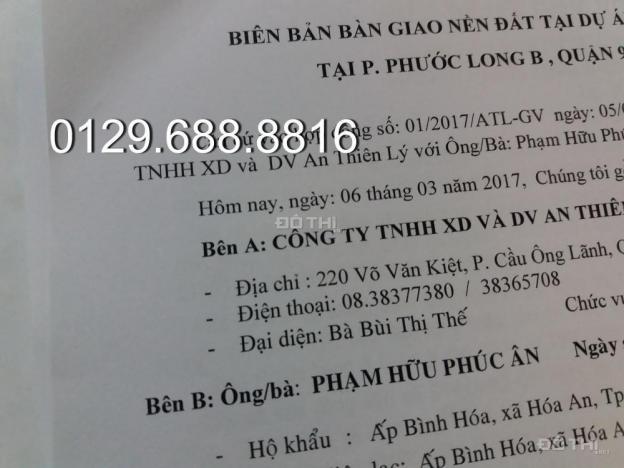 Chính chủ bán đất nền tại dự án An Thiên Lý, Quận 9. Diện tích 85m2, 0129.688.8816 9411502