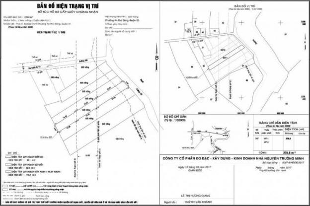 Bán đất sổ hồng riêng, đường An Phú Đông 9, 250m2 thổ cư 116m2 10288096