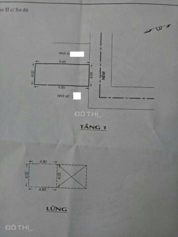 Hẻm 4m, hẻm 261 Gò Dầu gần Bình Long 4.04x9.85m, 1 trệt, 1 lầu. Giá 2,9 tỷ 9863890