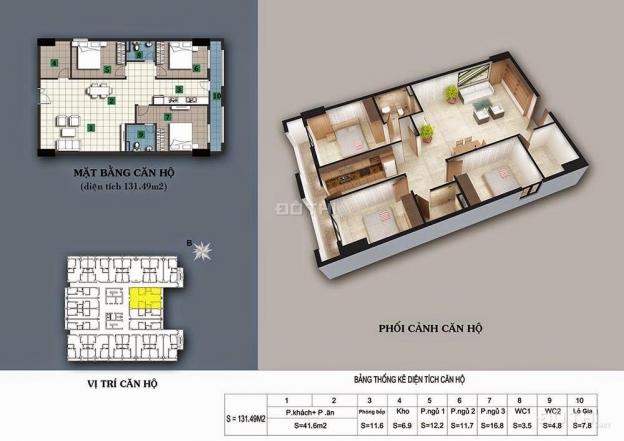 Bán căn hộ CC tại dự án chung cư 187 Tây Sơn, Đống Đa, Hà Nội, diện tích 130m2, giá 34 triệu/m2 10471165