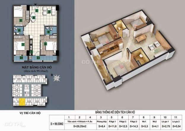 Bán căn hộ CC tại dự án chung cư 187 Tây Sơn, Đống Đa, Hà Nội, diện tích 130m2, giá 34 triệu/m2 10471165