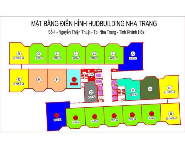 Bán căn góc 62m2 chung cư HUD Building số 4 Nguyễn Thiện Thuận, Nha Trang 10798851