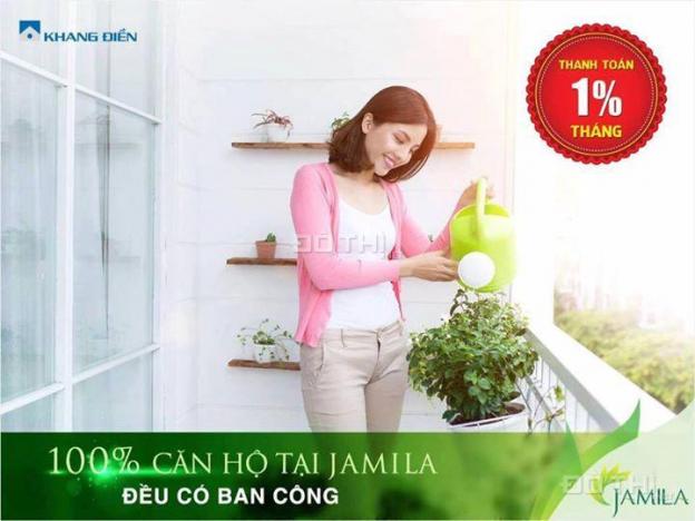 Bán căn hộ Jamila tầng sân vườn căn số 10 hướng Đông Nam. LH 01654226663 10777356