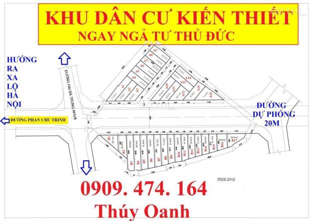 Mở bán khu dân cư Kiến Thiết 33 nền, ngay ngã 3 đường Hai Bà Trưng, Phan Chu Trinh, từ 3,45 tỷ/nền 10895688