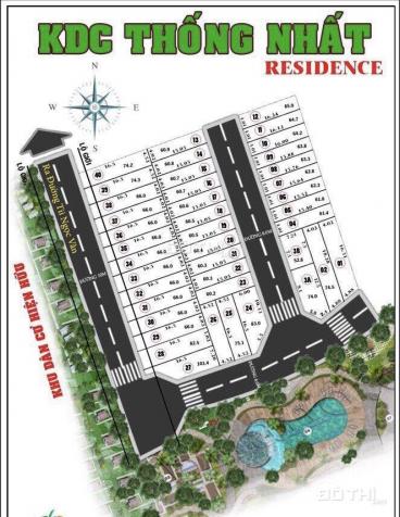 Bán đất nền 4x16m KDC Thống Nhất Residence, 2,68 tỷ TL, hỗ trợ vay. 0977191410 10955355