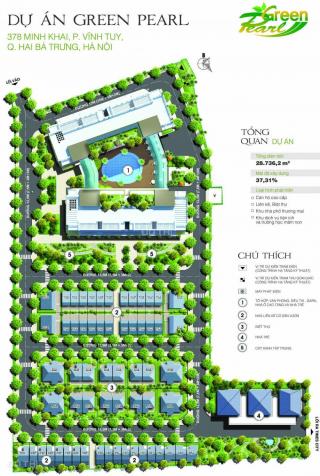 Bán căn hộ chung cư tại dự án Green Pearl 378 Minh Khai, Hai Bà Trưng, Hà Nội diện tích 87m2  10985565