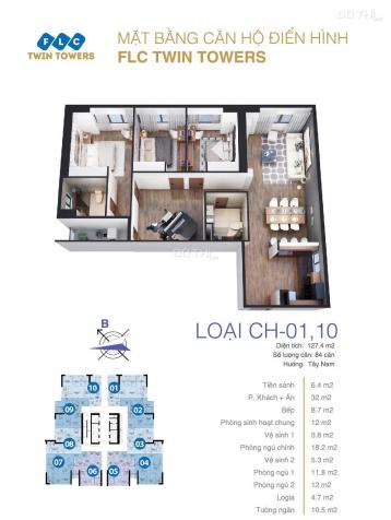 Bán chung cư FLC Twin Towers 265 Cầu Giấy, giá 32 triệu/m2, bao phí sang tên, liên hệ: 093 668 1289 10987759