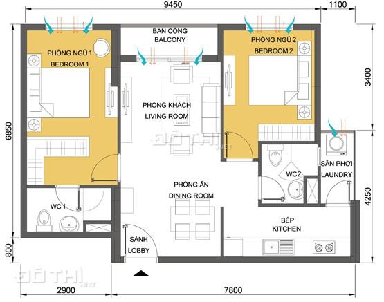 Tôi cần bán căn hộ chung cư dự án Masteri Thảo Điền, Quận 2, HCM. Diện tích 74m2 giá 3,5 tỷ 6394461