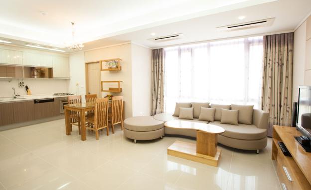 Cho thuê căn hộ 71 Nguyễn Chí Thanh, DT 98m2, 2 phòng ngủ, đủ đồ, 12 tr/th. LH: 0915074066 11017999