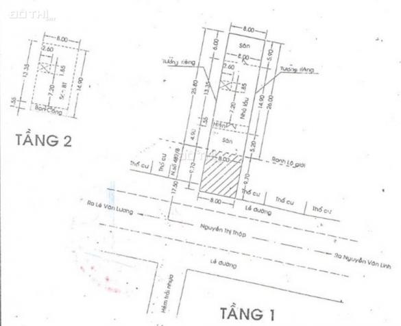 Cho thuê nhà nguyên căn 8x35m, mặt tiền Nguyễn Thị Thập, Q7 11021872