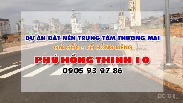 Đất nền ngay QL1K Phú Hồng Thịnh 10, DT = 60m2 - 125m2, SHR, có TTTM Wincom, chợ và trường học 11053023