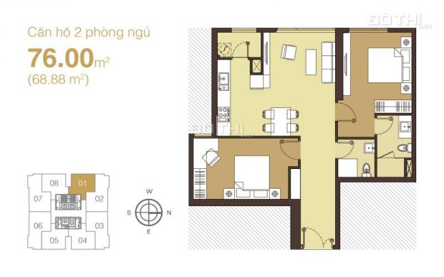 Cần bán căn hộ Sunrise City Central, 76m2, view hồ bơi Nguyễn Hữu Thọ, giá 3.85 tỷ 11060499