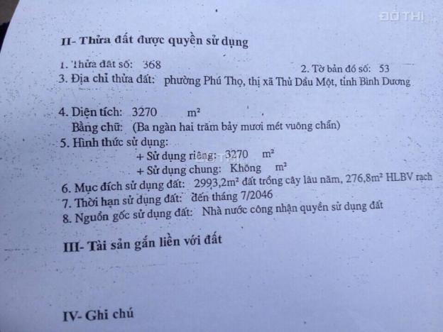 Bán đất phường Phú Thọ - Thủ Dầu Một - Bình Dương 11123014