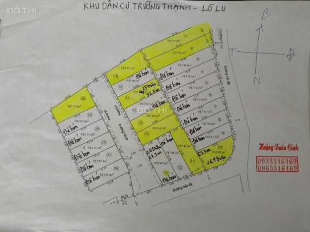 Bán đất nền dự án khu dân cư Lò Lu, Phường Trường Thạnh, Quận 9, HCM. DT 56.7m2, giá 25 tr/m2 11150600