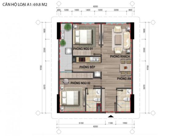 Nhượng lại căn hộ số 10 dự án nhà ở xã hội Bộ Công An 43 Phạm Văn Đồng với giá gốc. 0981 8686 94 11299511