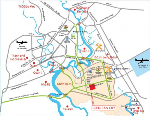 Bán đất nền dự án Long Tân, Nhơn Trạch, 2 nền, 180m2/nền, 7tr/m2, LH 0903395226 11441353