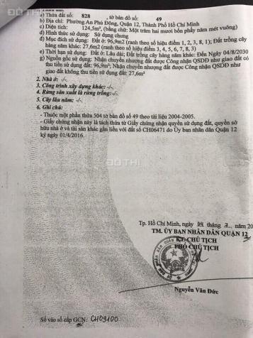 Bán đất tại mặt tiền sông Vàm Thuật, Phường An Phú Đông, Quận 12, diện tích 96.9m2, giá 42 tr/m2 11402075