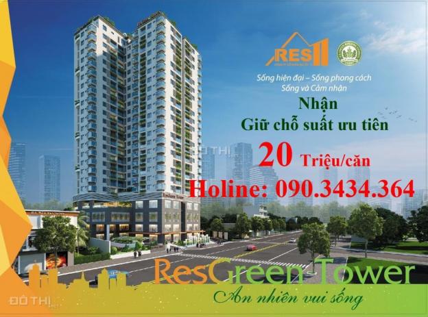 Giữ chỗ giai đoạn 1 CHCC Res Green Tower ngay MT Thoại Ngọc Hầu, Tân Phú, cam kết căn đẹp 11421600