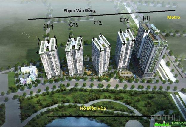 Giá rẻ giật mình, chỉ 1,3xx tỷ sở hữu ngay CH 70m2, tại DA 43 Phạm Văn Đồng, ngay cạnh Metro cũ 11501182