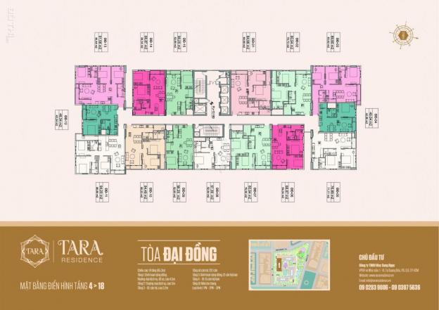 Bán căn hộ Tara Residence, Q. 8, diện tích 80m2, giá 2,2 tỷ, đã giao nhà - 0906226149 11200247