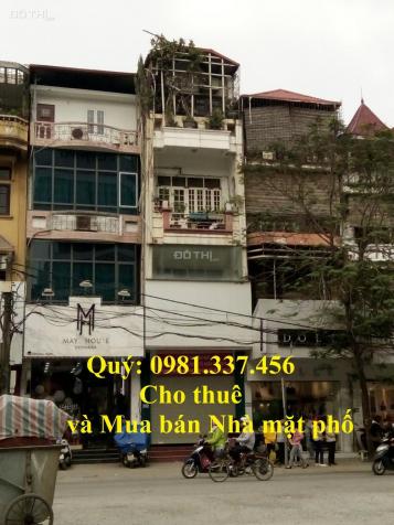 Cho thuê nhà mặt phố Hoàng Cầu, Ô Chợ Dừa, 55m2, MT: 4.5m, 4 tầng, 38tr/th. Quý mặt phố 0981337456 11598283