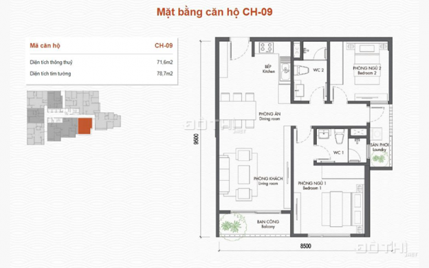 Một bước xuống phố khi sở hữu căn hộ cao cấp tại Premier Berriver Long Biên, giá chỉ 30 tr/m2 11603569