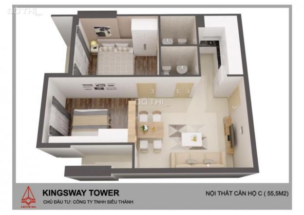 Bán căn hộ chung cư tại Kingsway Tower, Bình Tân, Hồ Chí Minh, diện tích 56m2. Giá 980 tr 11613512