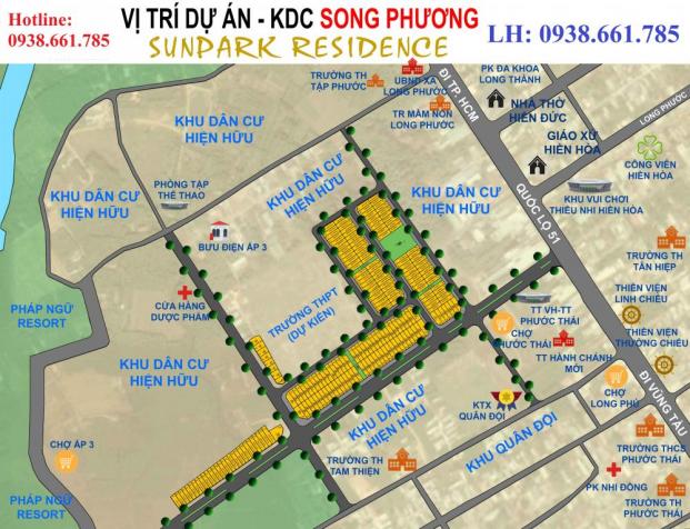 Cuối năm kẹt tiền phải bán gấp lô đất KDC Song Phương, Phước Thái 12085792