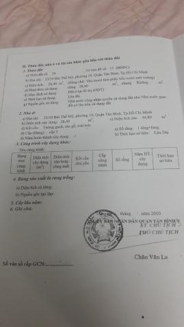 Bán nhà chính chủ 23/39 HXH Bùi Thế Mỹ, P. 10, Tân Bình, 3.7 tỷ 12440529