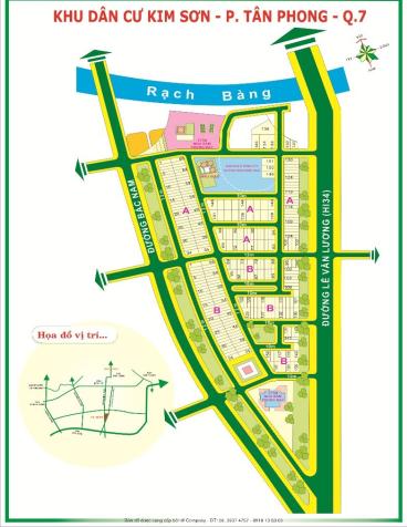 Cần bán đất nền khu dân cư Kim Sơn quận 7, giá rẻ nhất thị trường, giá chỉ 11 tỷ 11854244
