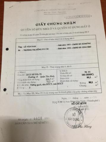 Chính chủ cần bán nhà 1 trệt 2 lầu, nội thất cơ bản P.Tây Thạnh 11864199