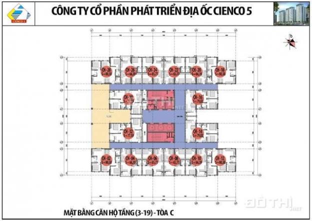 Bán căn hộ chung cư tại dự án khu đô thị Thanh Hà Mường Thanh, Hà Đông, Hà Nội, diện tích 47.8m2 11872556