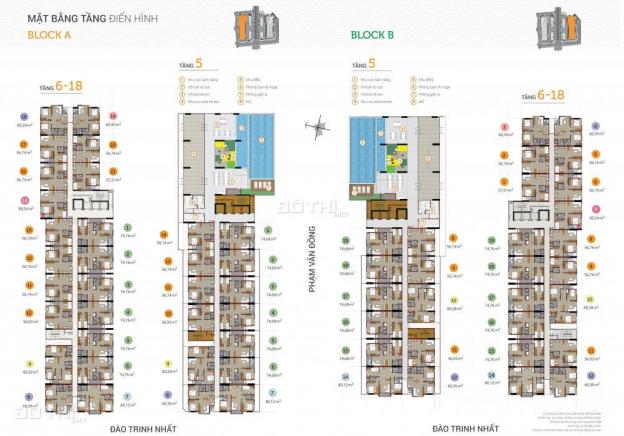 Cần bán căn hộ mặt tiền Phạm Văn Đồng, 56m2, 2PN, 1WC, giá chỉ 1,72 tỷ. LH: 0976226977 11946728