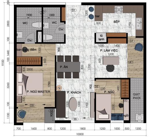 Chính chủ bán căn hộ A-8-12 Centana Thủ Thiêm, 61m2, giá 2,32 tỷ, có VAT view hồ bơi 12334835